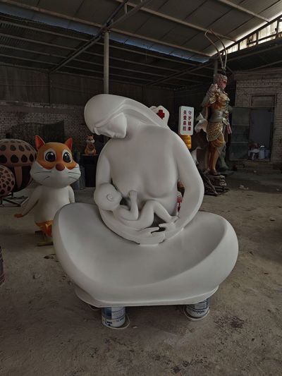 母親——玻璃鋼藝術(shù)人物雕塑擺件